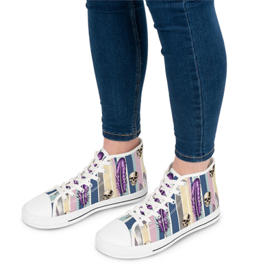 Women's High-Top Sneakers, Vivid Creations Designer Shoes