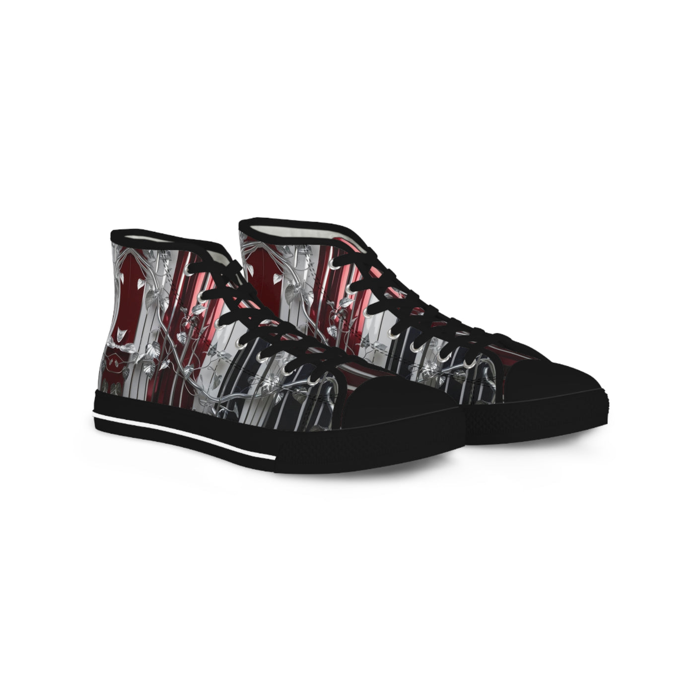 Men's High-Top Sneakers, Vivid Creations Designer Shoes