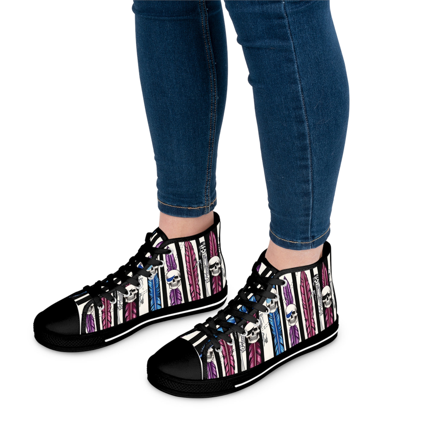 Women's High-Top Sneakers, Vivid Creations Designer Shoes