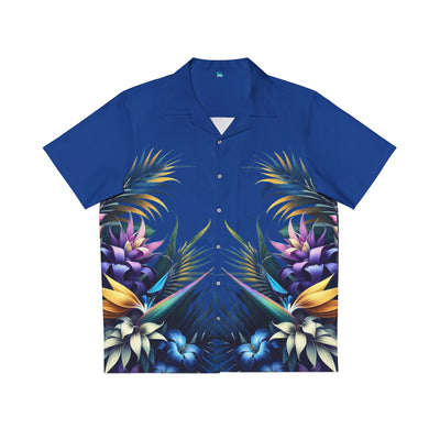 Hawaiian Shirt - Exotic Floral Pattern Men's Button-Up