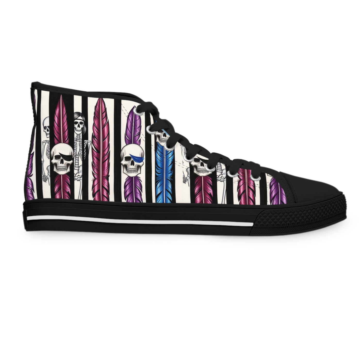 Women's High-Top Sneakers, Vivid Creations Designer Shoes