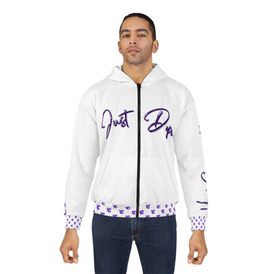 Just Dope Full-Zip Hoodie, Vivid Creations Zip-Up Hooded Sweatshirt