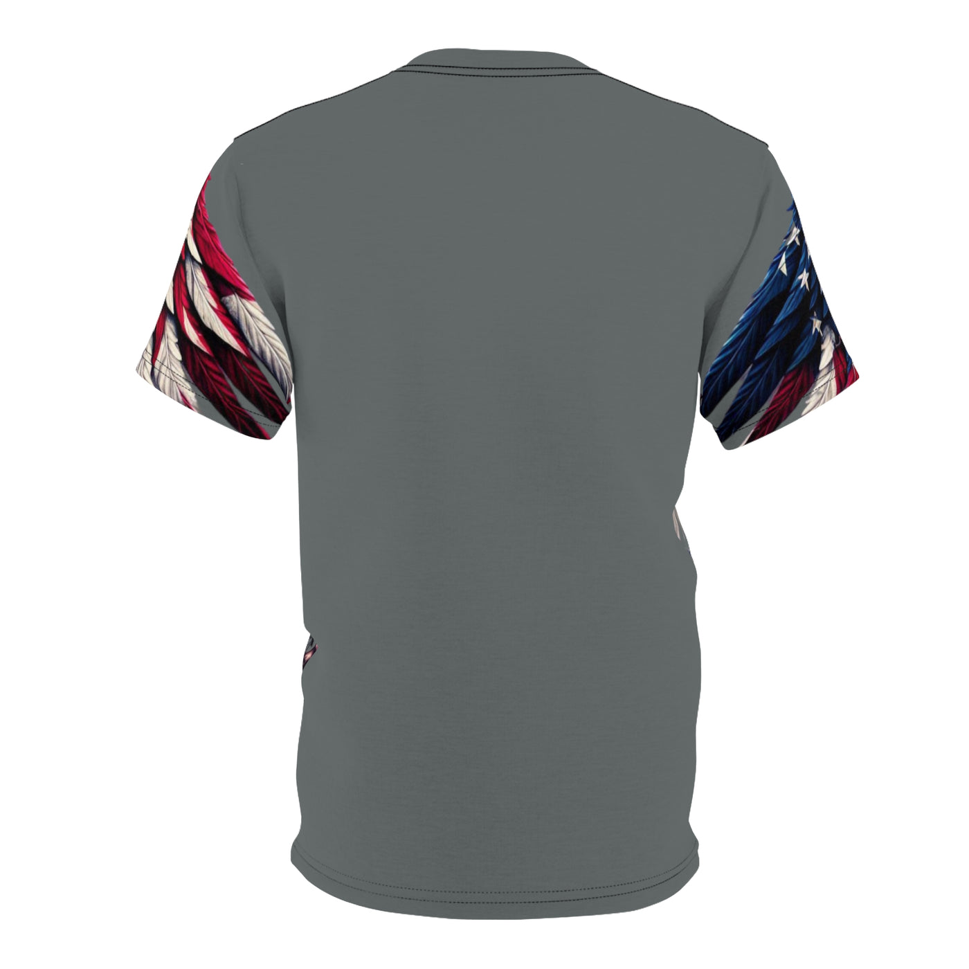 American Flag W/ Winged Male & Female Silhouette T-shirt