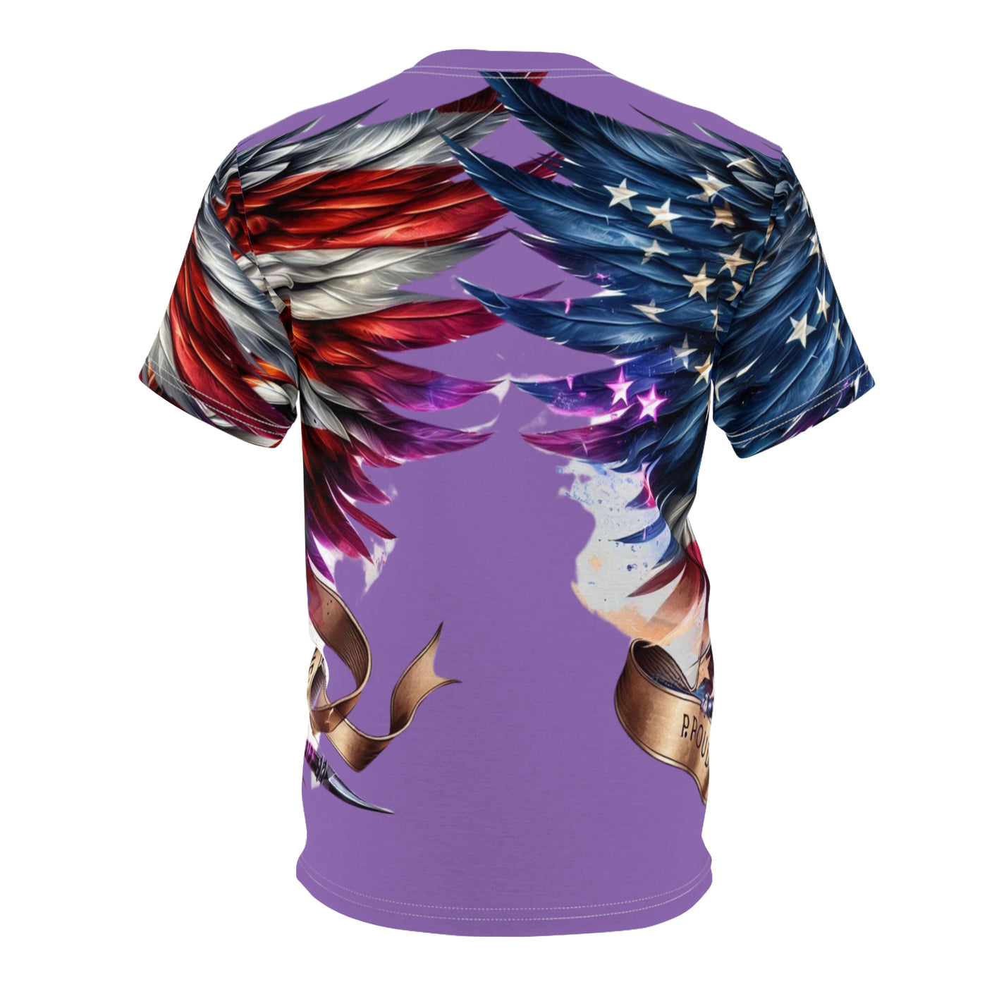 American Flag W/ Female Silhouette T-shirt