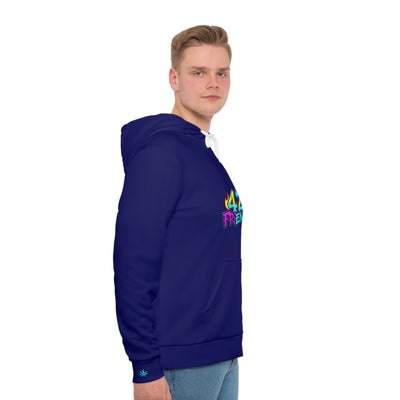 Men's Graphic Hoodie, Vivid Creations 420 Friendly Hooded Sweatshirt