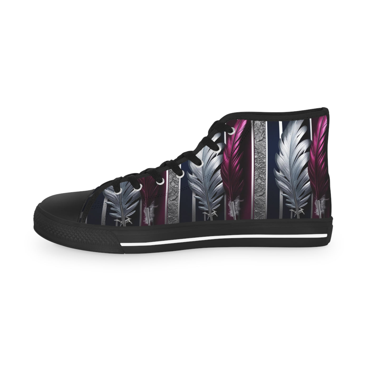 Men's High-Top Sneakers, Vivid Creations Designer Shoes