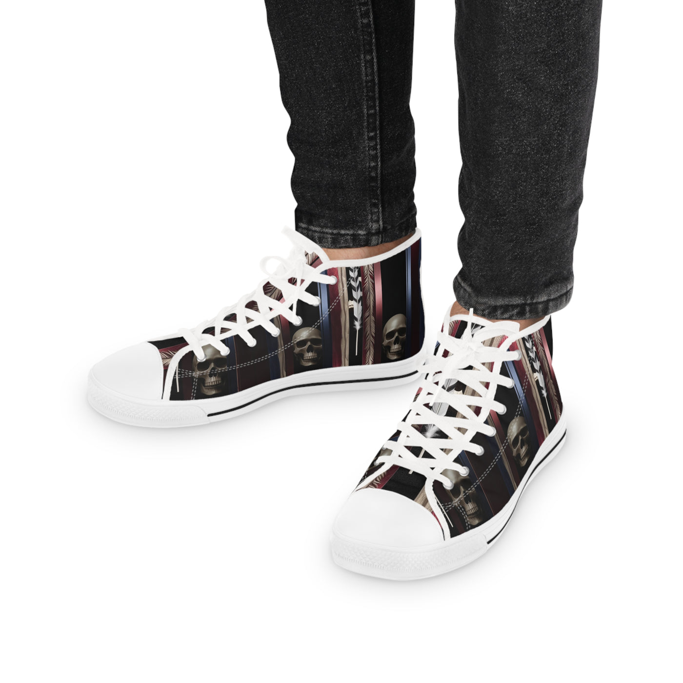 Men's High-Top Sneakers, Vivid Creations Designer Shoes