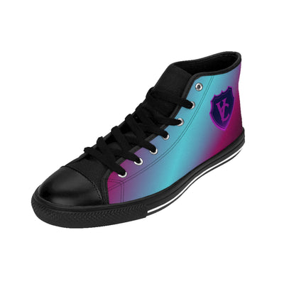 Women’s Stylish Gradient High-Top Sneakers - Trendy Casual Footwear