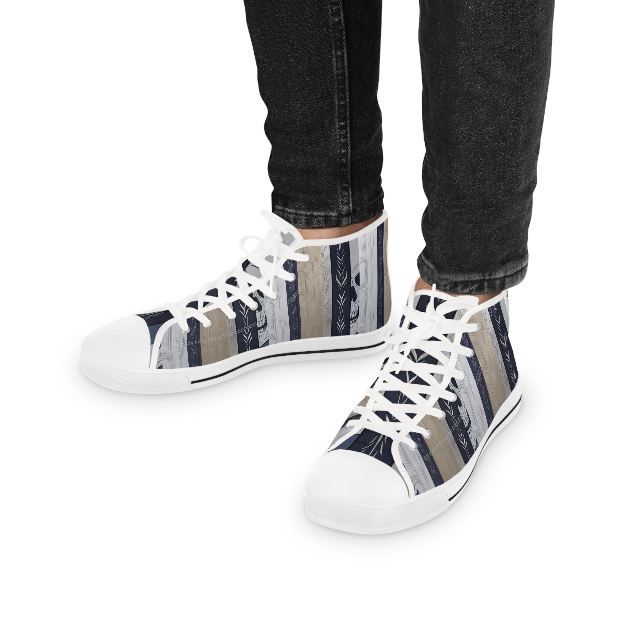 Men's High-Top Sneakers, Vivid Creations Designer Shoes