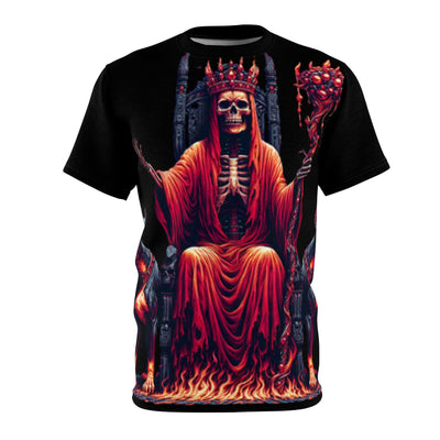 Skeleton Fire King W/ Pitt- Bulls T-shirt