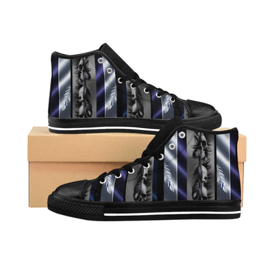 Men's Classic High-Top's Sneakers, Vivid Creations Designer High-top's