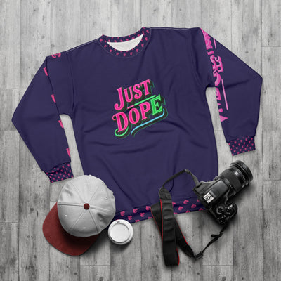 Just Dope Unisex Sweatshirt, Vivid Creations Graphic Sweatshirt, Best Sweatshirt for Men & Women