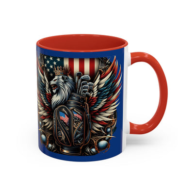 American Flag Coffee Mug (11oz), Great Golf Gift Coffee Cup