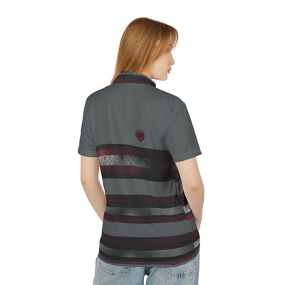 Stylish Unisex Polo Shirt with Modern Stripes, Great Golf Gift For Dad