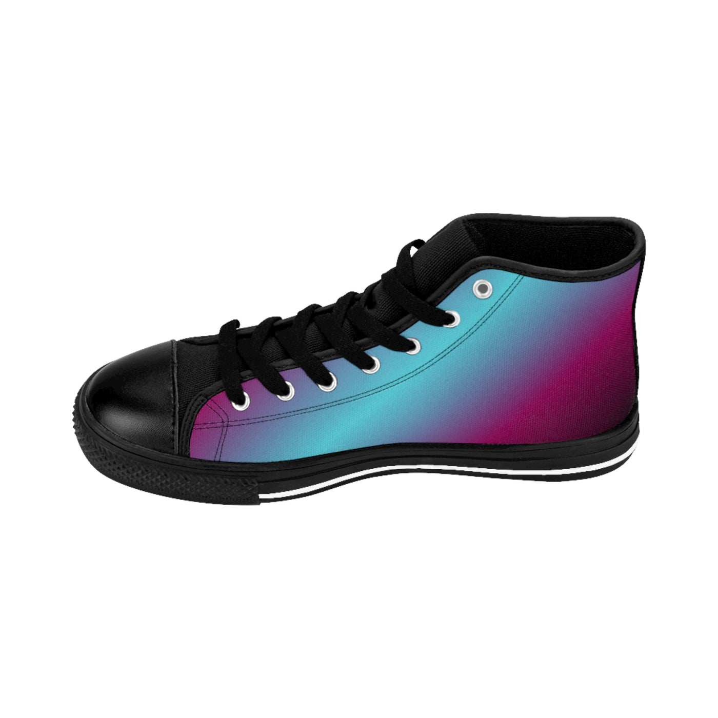 Women’s Stylish Gradient High-Top Sneakers - Trendy Casual Footwear