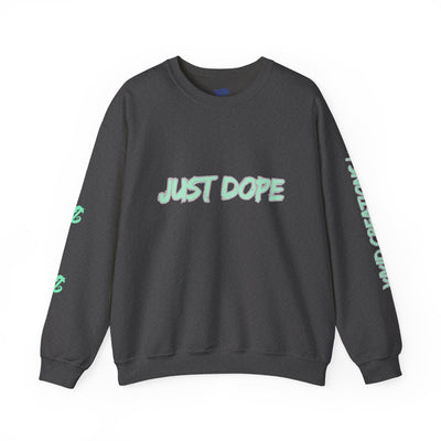 Just Dope Crewneck Sweatshirt, Vivid Creations Pull-Over Sweatshirt