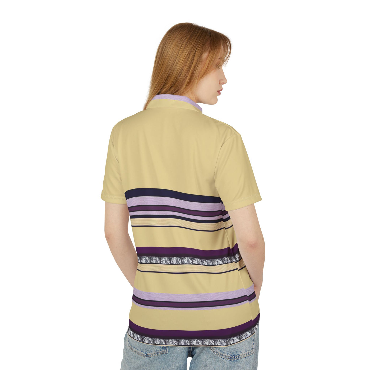 Striped Unisex Polo Shirt - Stylish Casual Wear for Any Occasion or Gift for Dad