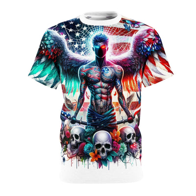 American Flag W/ Winged Male Silhouette T-shirt