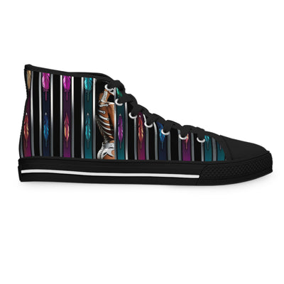 Women's High-Top Sneakers, Vivid Creations Designer Shoes