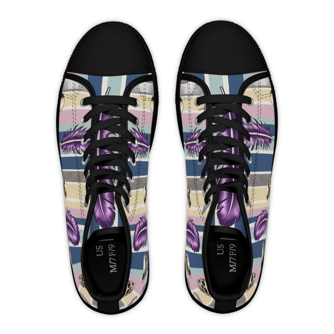 Women's High-Top Sneakers, Vivid Creations Designer Shoes