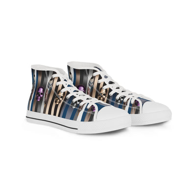 Men's High-Top Sneakers, Vivid Creations Designer Shoes