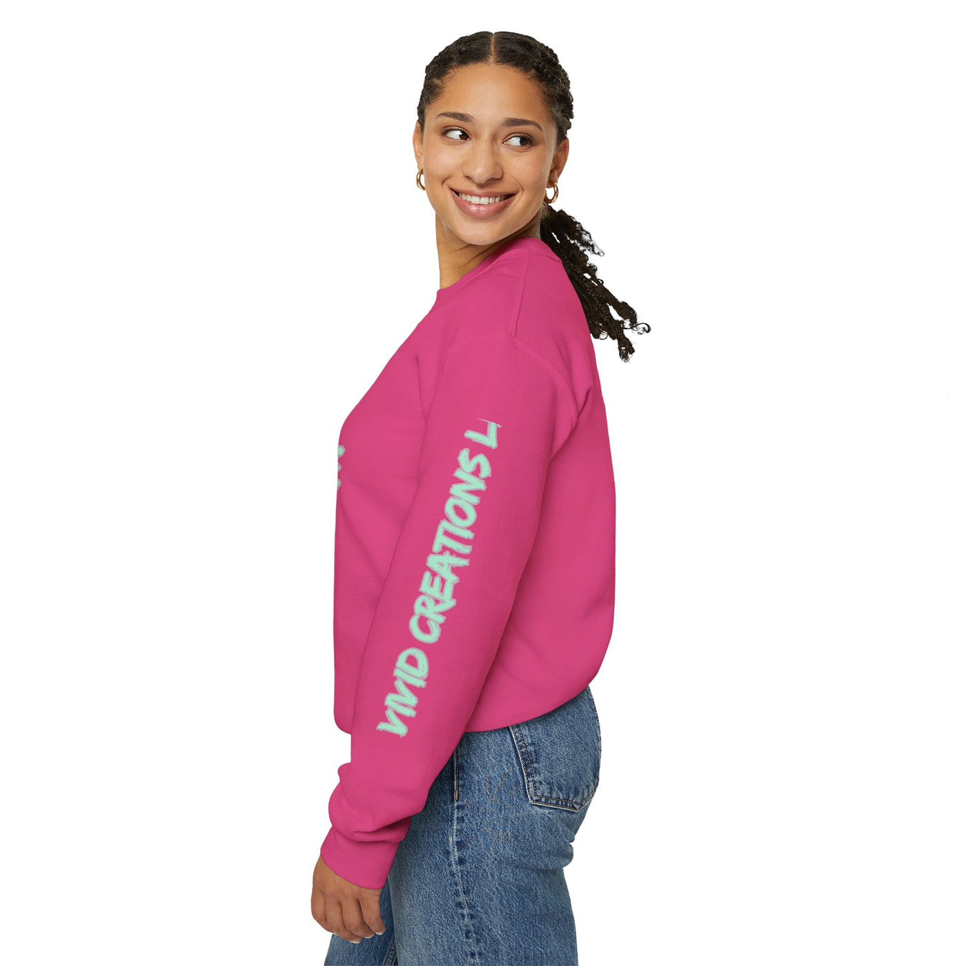 Just Dope Crewneck Sweatshirt, Vivid Creations Pull-Over Sweatshirt