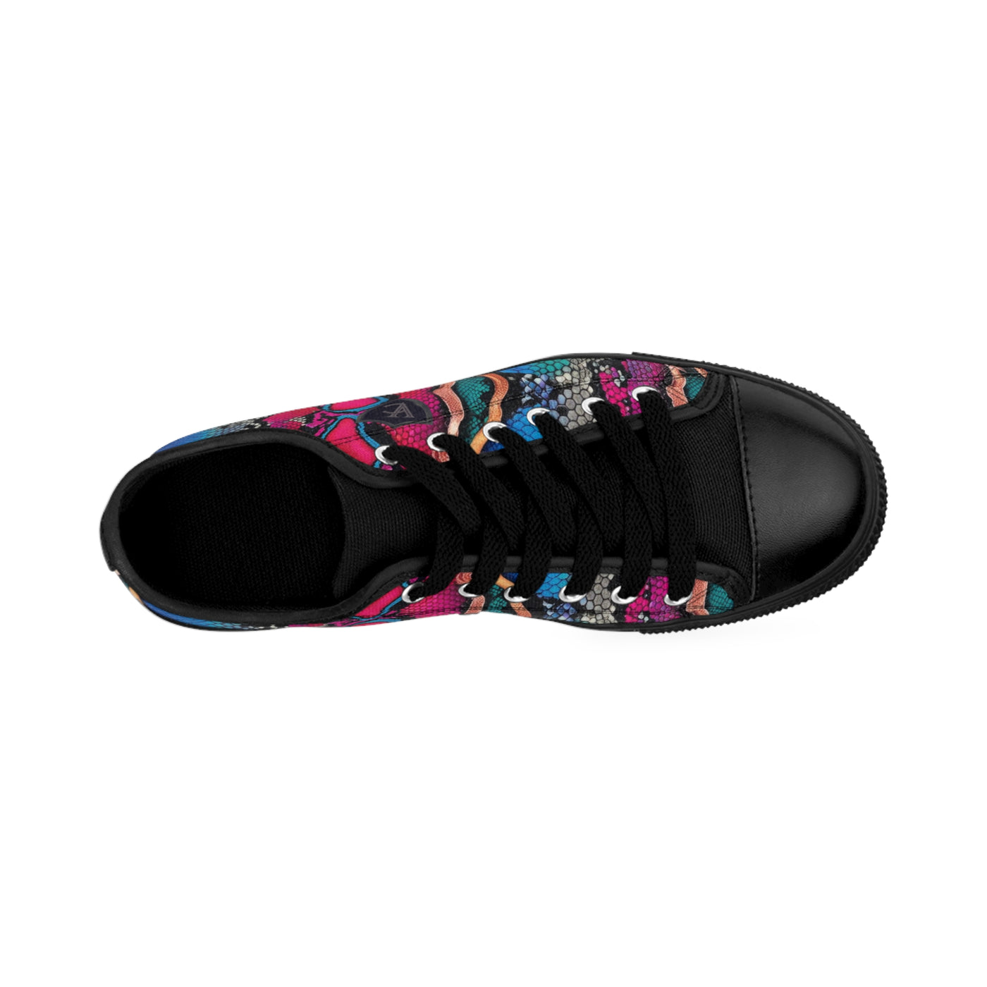 Vibrant Women’s Sneakers with Colorful Snake Design