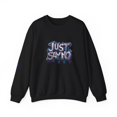 Lightweight Graphic Sweatshirt, Vivid Creations Just Say No Sweatshirt