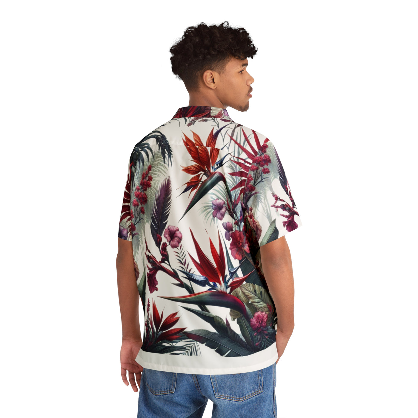 Hawaiian Shirt - Exotic Floral Pattern