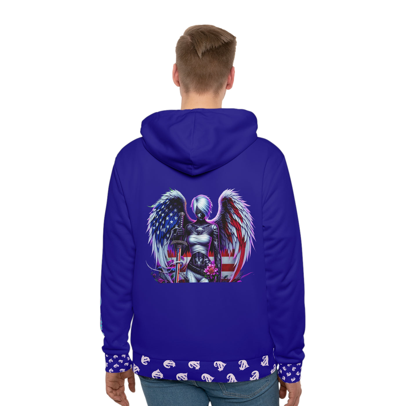 American Flag Hoodie, Vivid Creations Pull-Over Hoodie