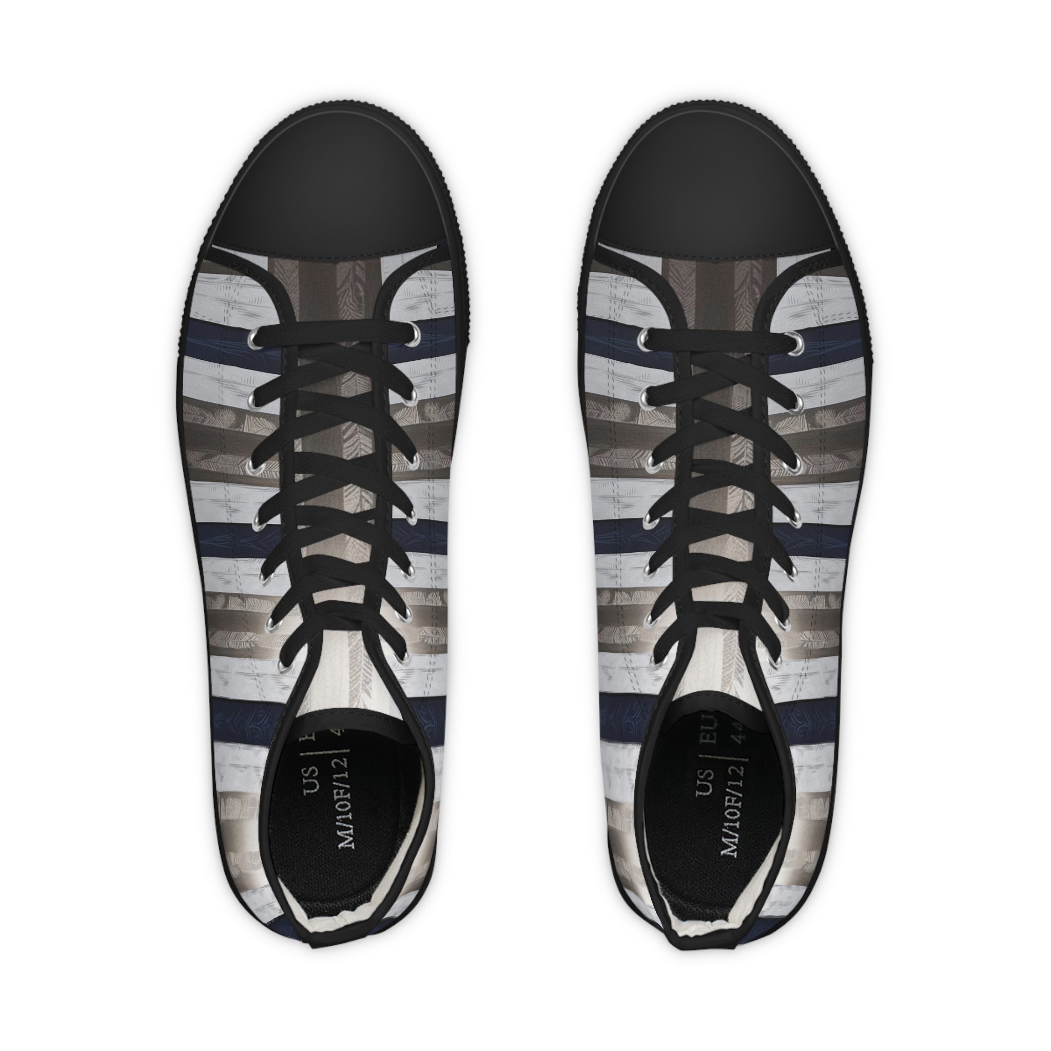 Men's High-Top Sneakers, Vivid Creations Designer Shoes