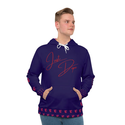 American Flag Hoodie, Vivid Angle Pull-Over Hooded Sweatshirt