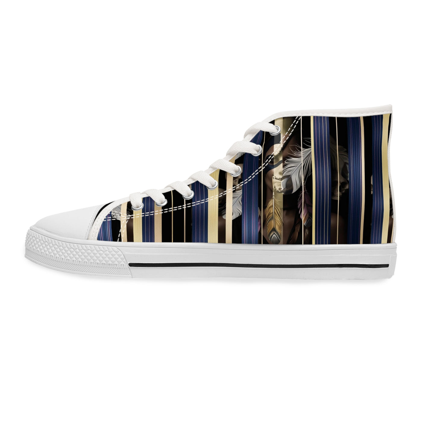 Women's High-Top Sneakers, Vivid Creations Designer Shoes