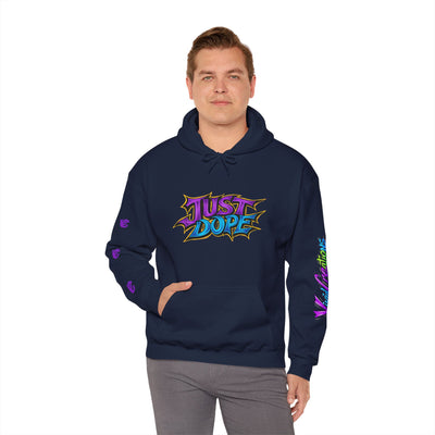 Just Dope Unisex Hooded Sweatshirt, Vivid Creations Graphic Sweatshirt, Best Hoodie for Men & Women