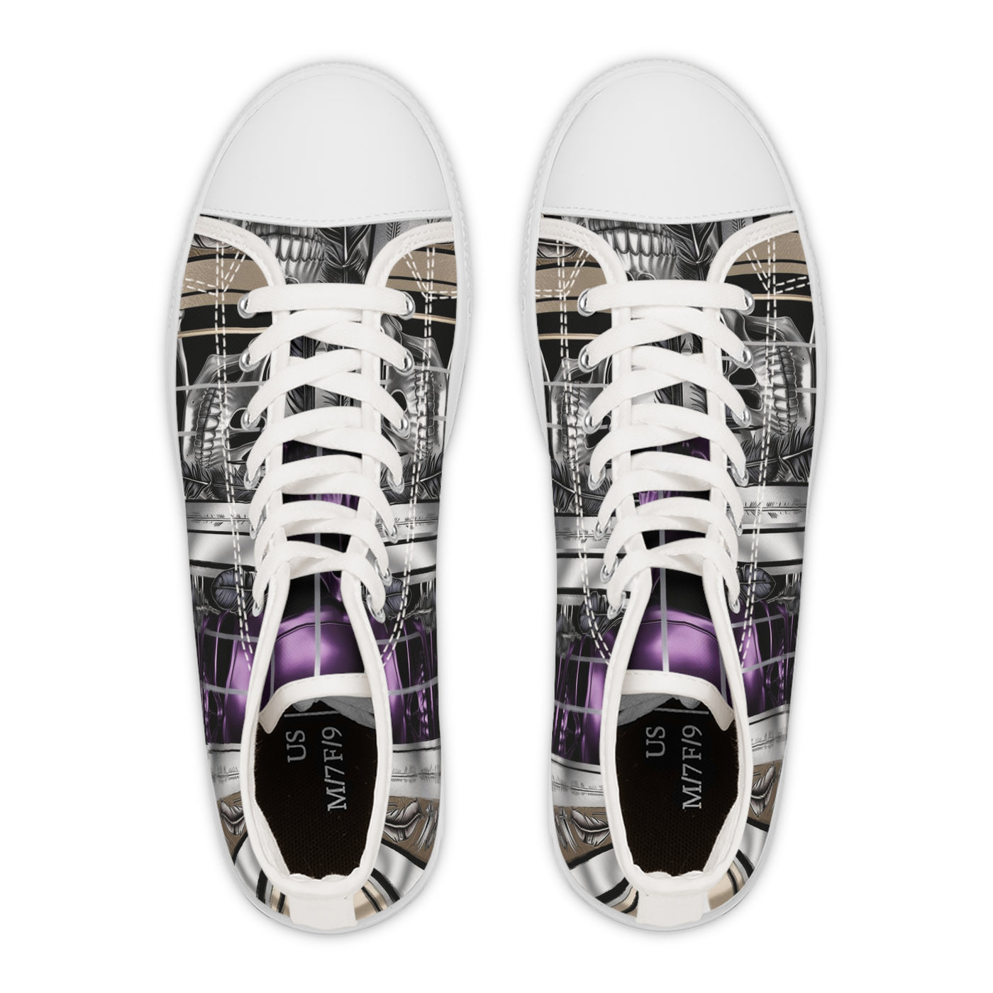 Women's High-Top Sneakers, Vivid Creations Designer Shoes