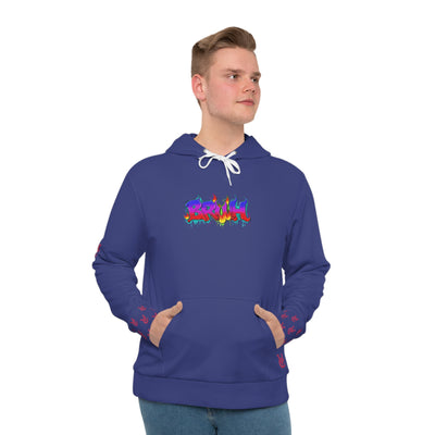 Men's Hoodie, Graphic Slang Design 'BRUH', Cool Streetwear Apparel, Urban Style