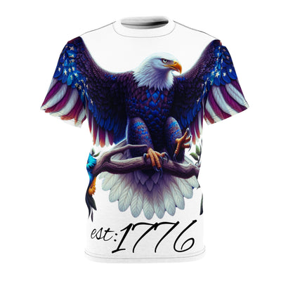 American Flag W/ Eagle 1776 T-shirt