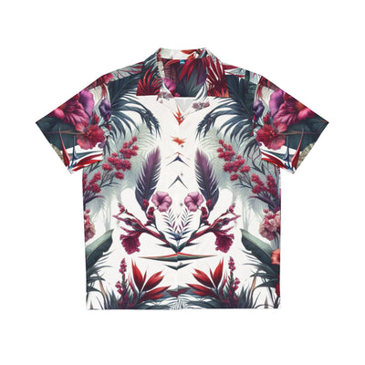 Hawaiian Shirt - Tropical Flower Pattern Men's Button Down