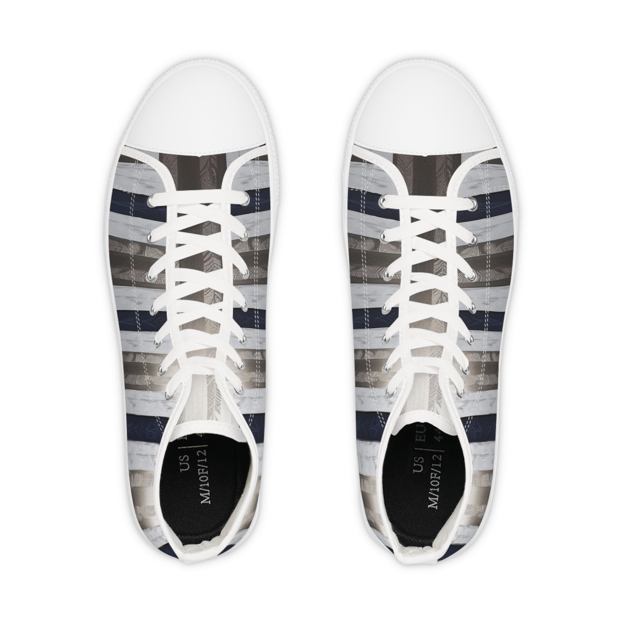 Men's High-Top Sneakers, Vivid Creations Designer Shoes