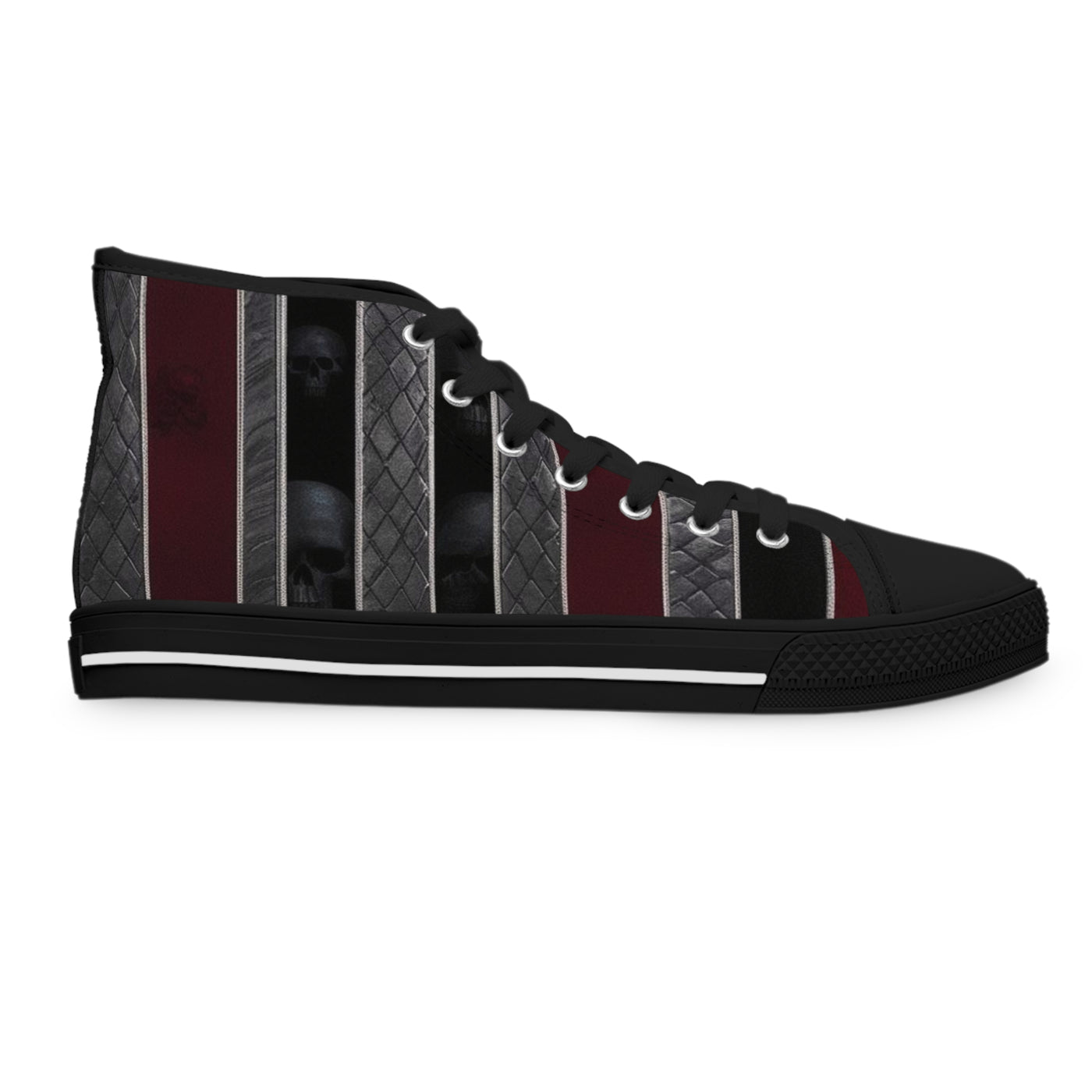 Women's High-Top Sneakers, Vivid Creations Designer Chuck's