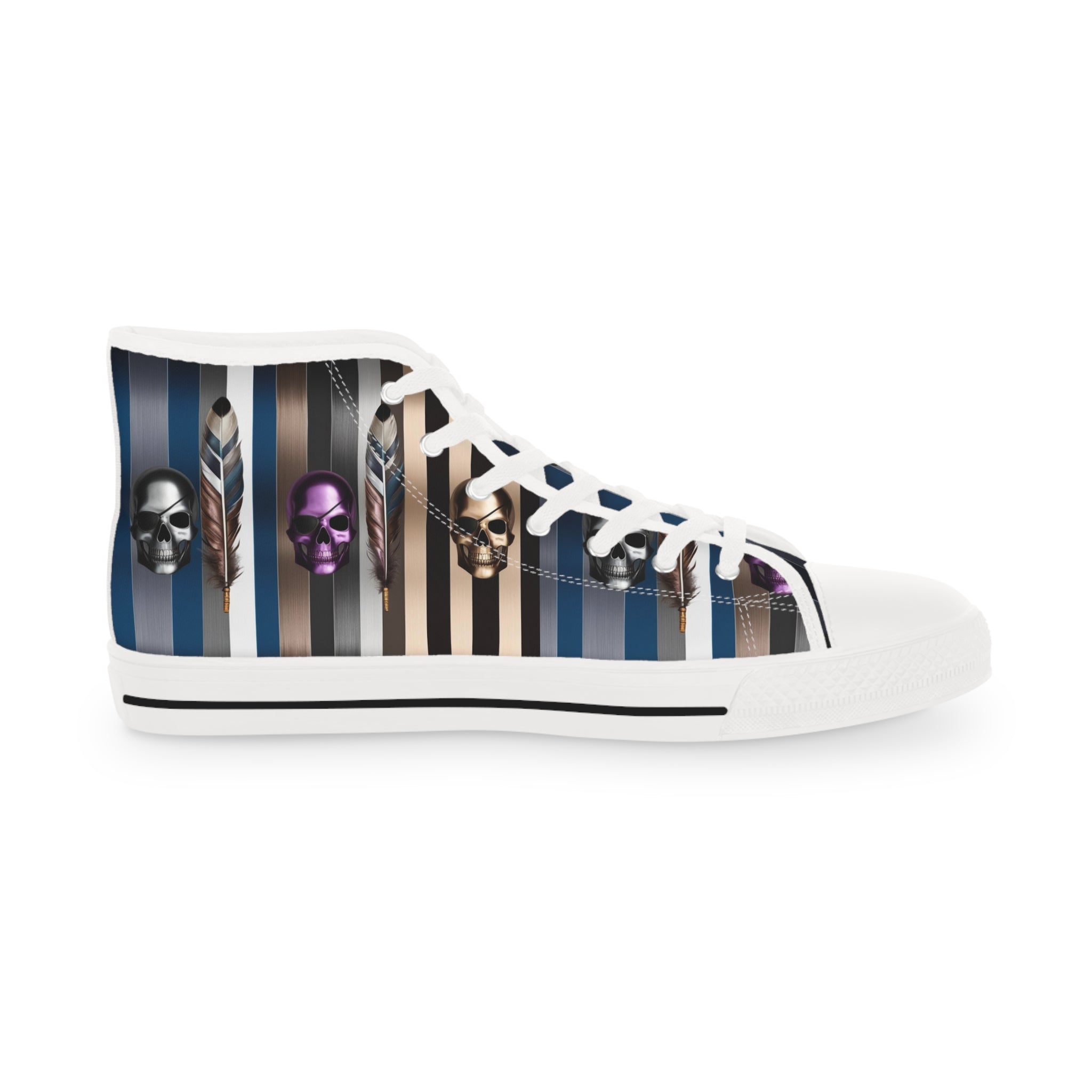 Men's High-Top Sneakers, Vivid Creations Designer Shoes