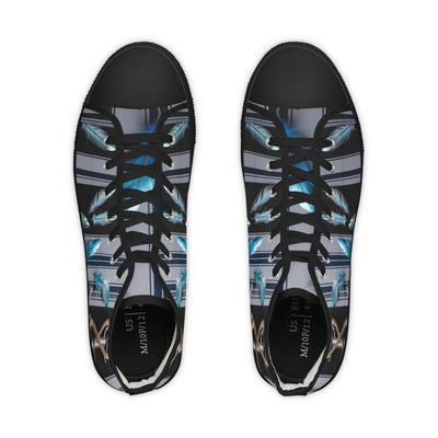 Men's High-Top Sneakers, Vivid Creations Designer Shoes