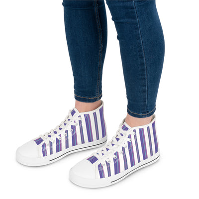 Women's High-Top Sneakers, Vivid Creations Designer Shoes