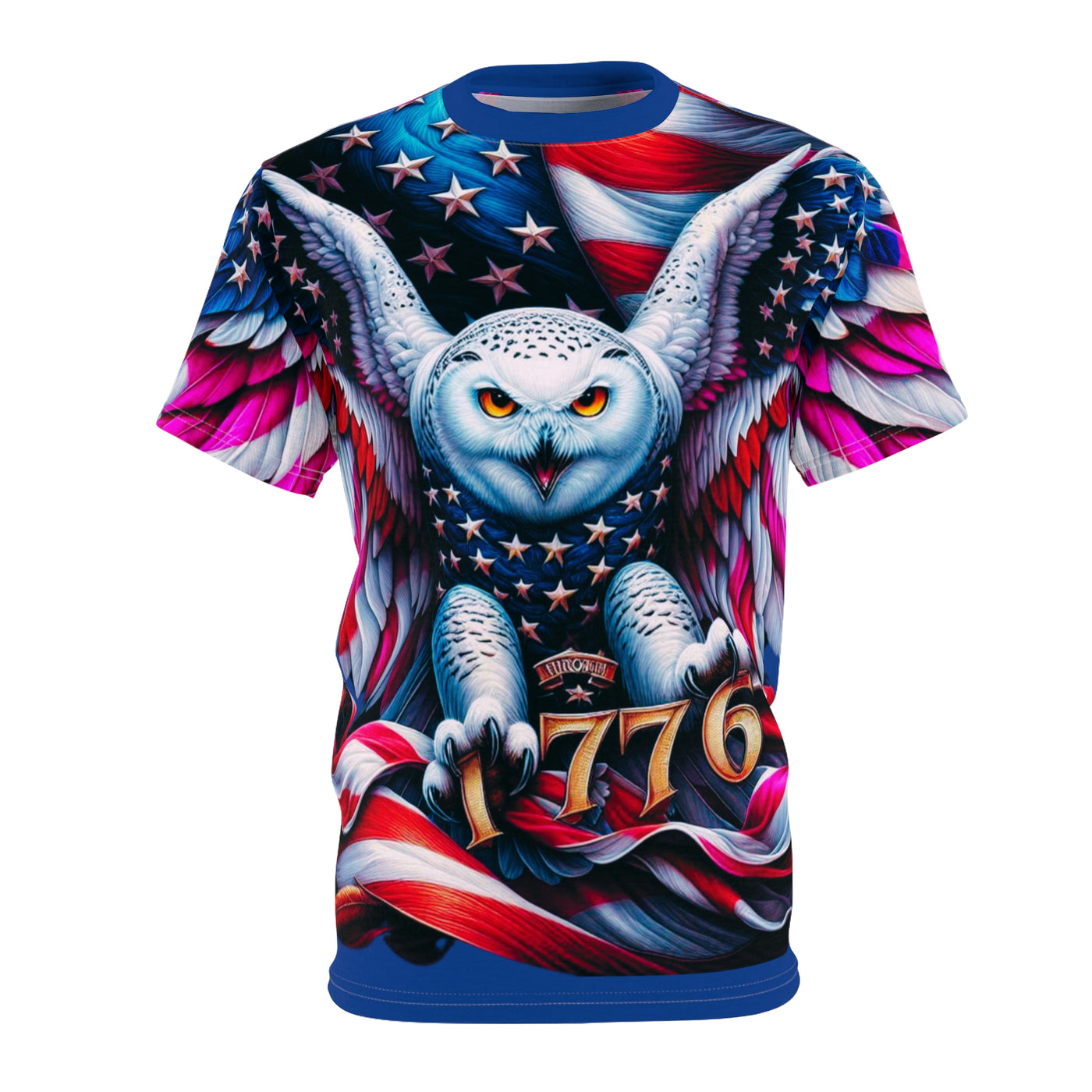 American Flag W/ Owl T-shirt