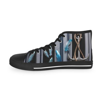 Men's High-Top Sneakers, Vivid Creations Designer Shoes