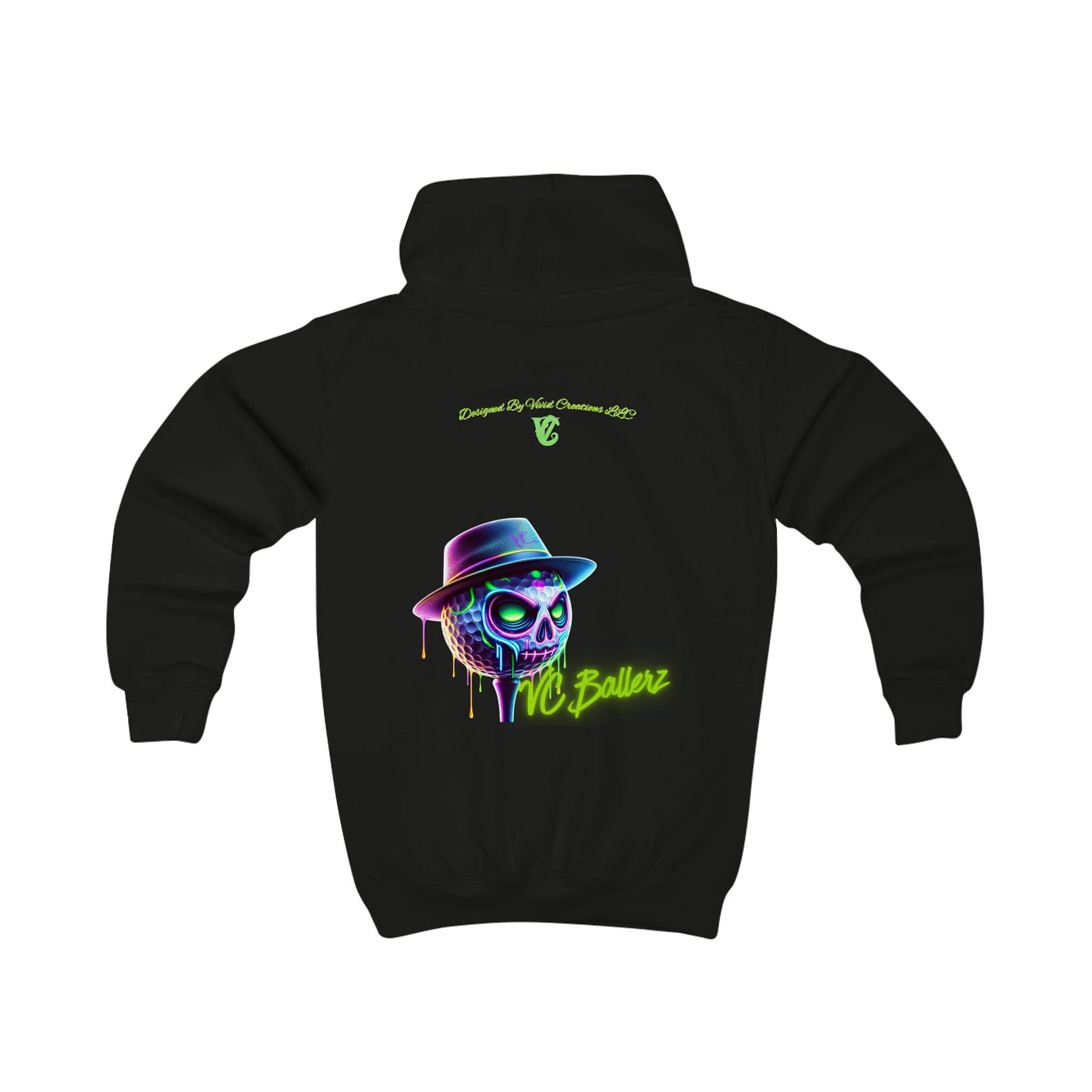 VC Ballez 009 Kids Hoodie, Vivid Creations Youth Hoodie