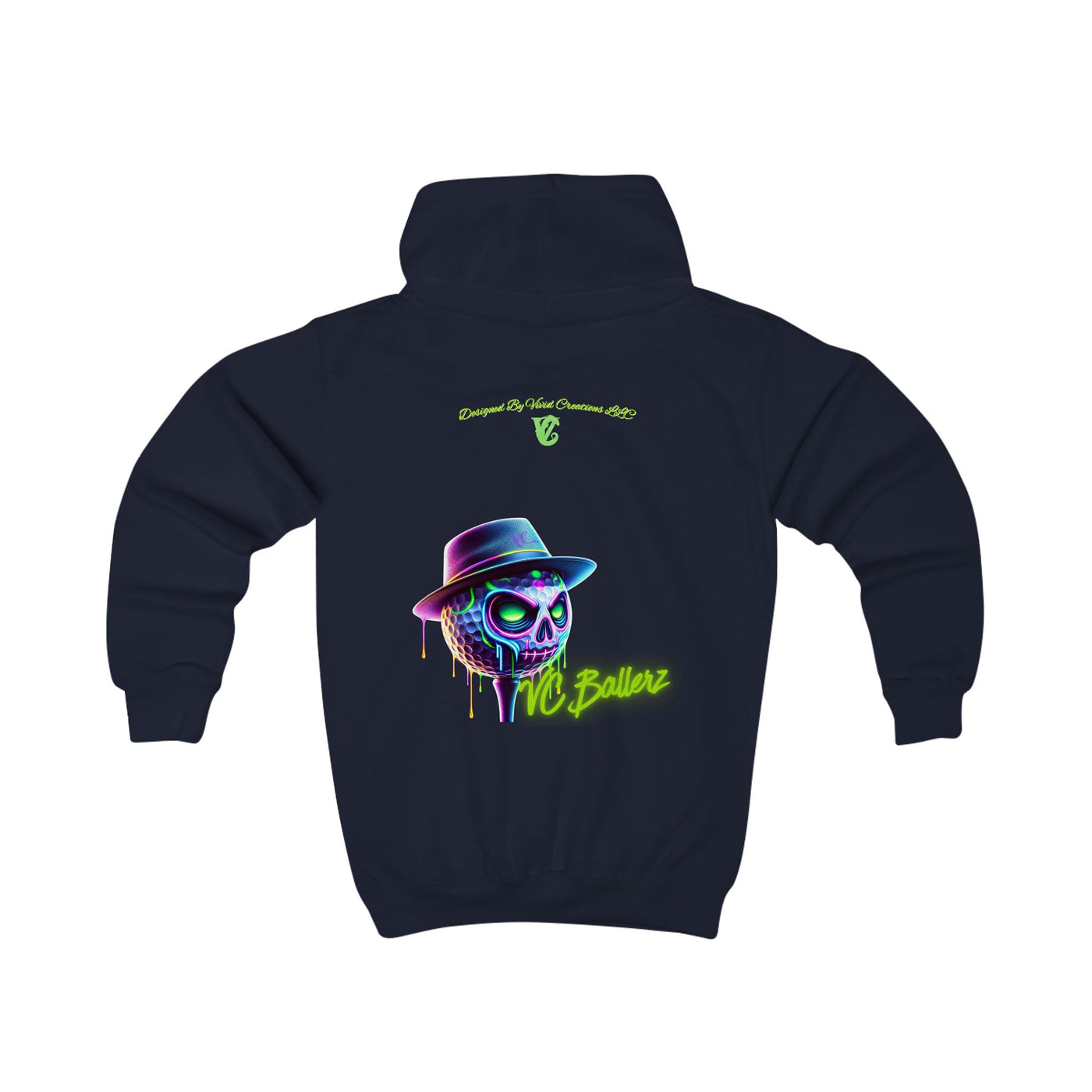 VC Ballez 009 Kids Hoodie, Vivid Creations Youth Hoodie