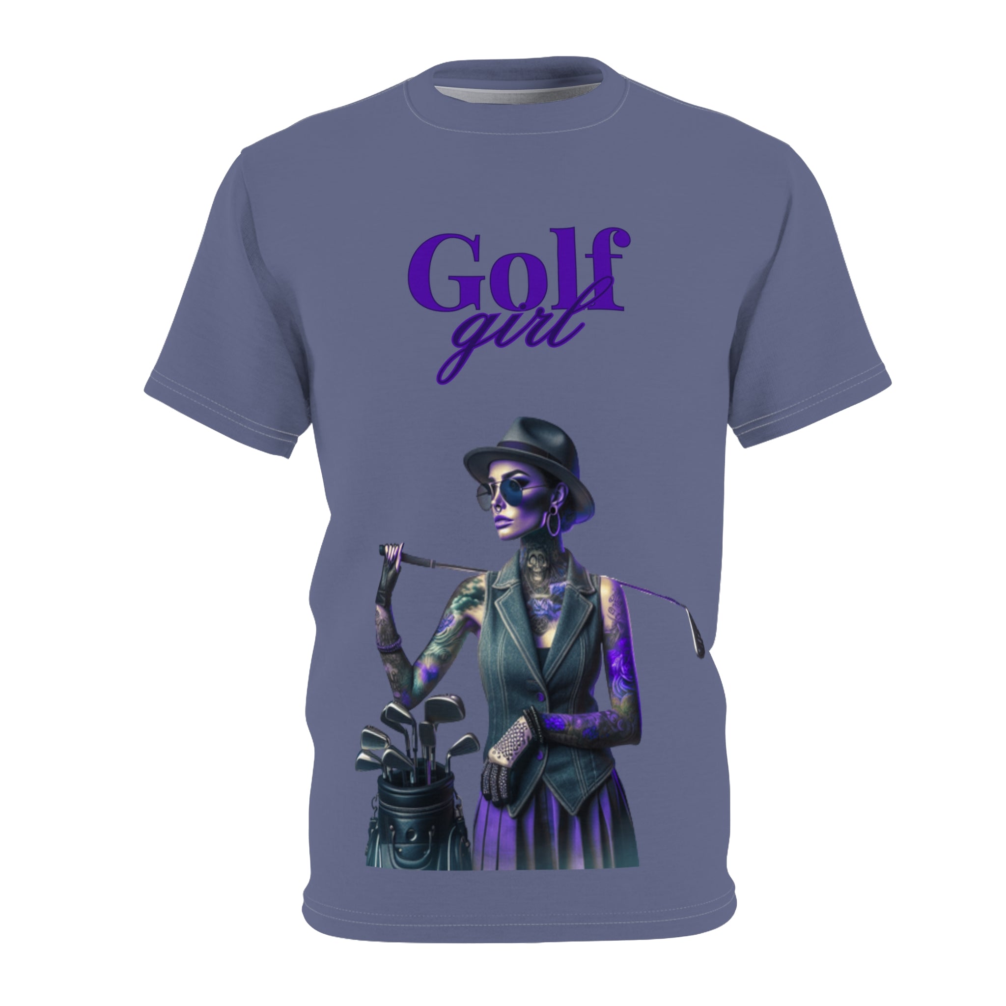 Golf Girl Cut & Sew Tee - Stylish Golf-Themed T-Shirt for Women