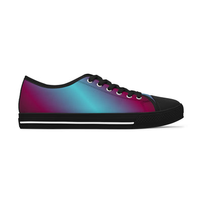 Stylish Gradient Women&#039;s Low Top Sneakers - Colorful Casual Footwear