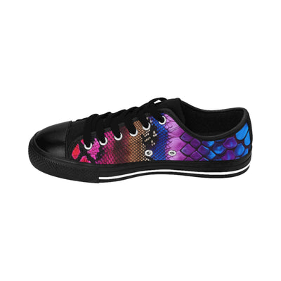 Vibrant Snakeskin Women’s Sneakers - Stylish Footwear for Bold Fashionistas